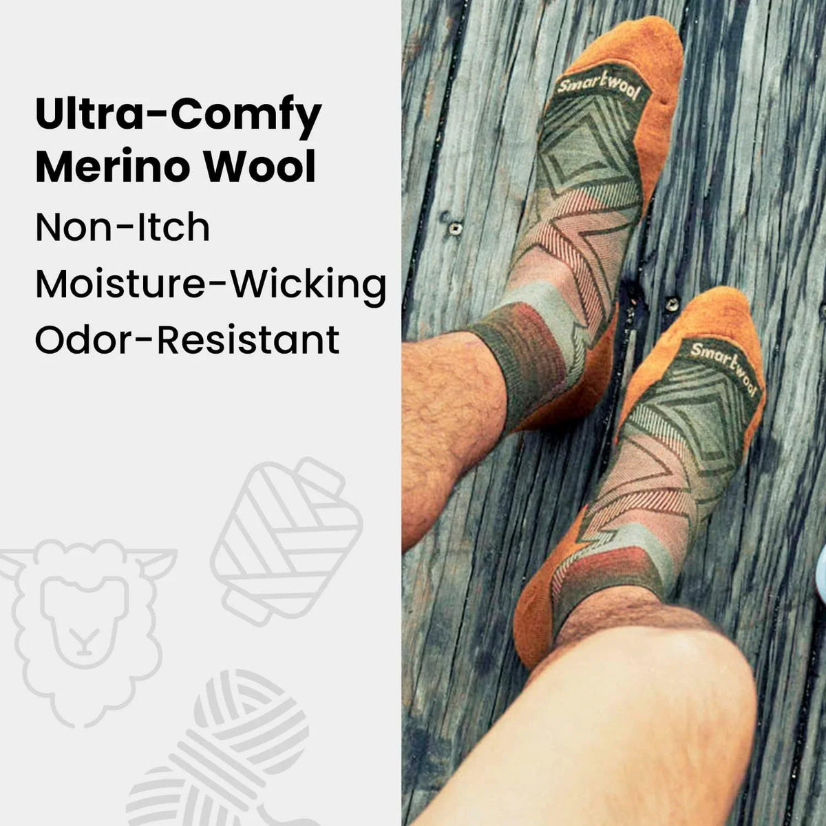 Smartwool Athletic Far Out Tie Dye Print Crew